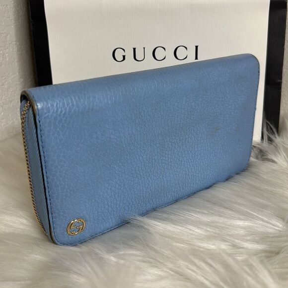 💯Authentic Gucci Zipped Around Long Wallet🍀 - Picture 3 of 15